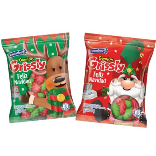 Imagen de GOMITA GRISSLY 24/72 GR NAVIDAD