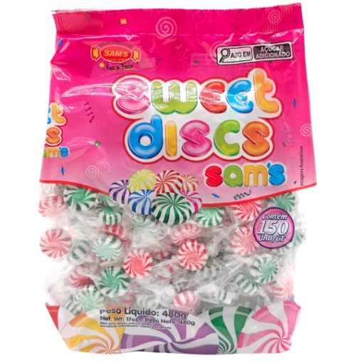 Imagen de MENTA SWEET DISCS ROJO/VERDE 20/150