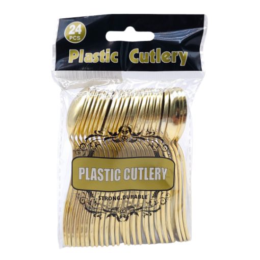 Imagen de CUCHARA PEQUEÑA DORADA 1/24