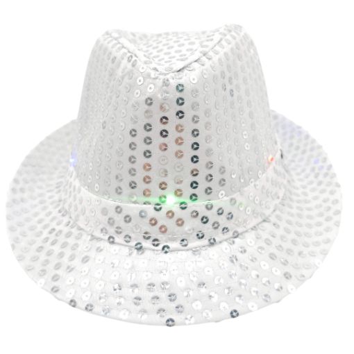 Imagen de SOMBRERO LENTEJUELAS CON LUZ VARIADOS