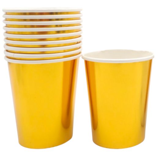 Imagen de VASO 7 CARTON DORADO 1/10