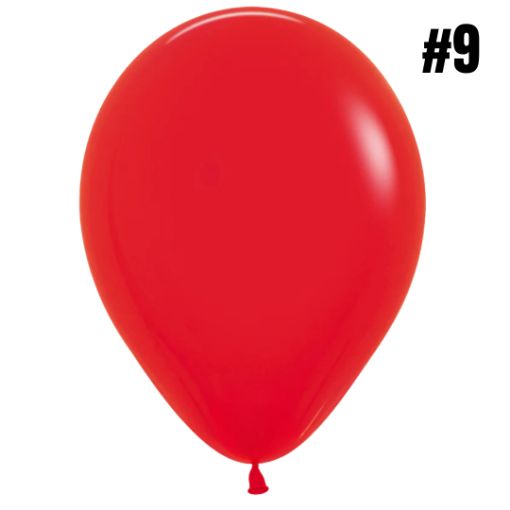 Imagen de VEJIGA 9 ROJO BP 1/50 