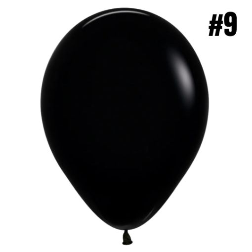 Imagen de VEJIGA 9 NEGRO BCR 1/50 