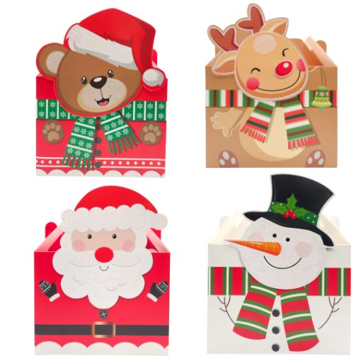 Imagen de CAJA NAVIDAD 3D 26X12X20CM