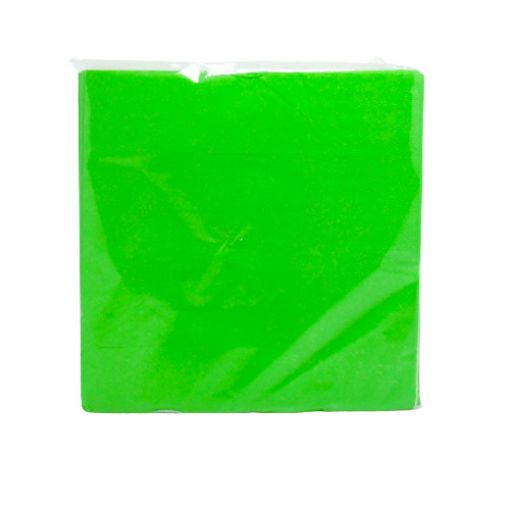 Imagen de SERVILLETA COLOR LISO VERDE MANZANA 1/20 