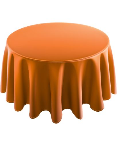 Imagen de MANTEL REDONDO NARANJA 2.13M