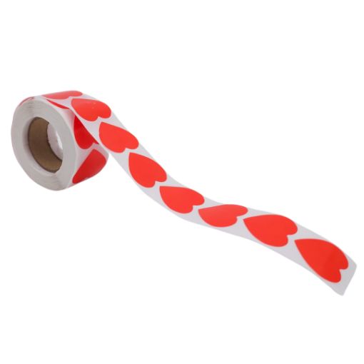 Imagen de STICKER SAN VALENTIN 500 UNIDADES (2.5CM)