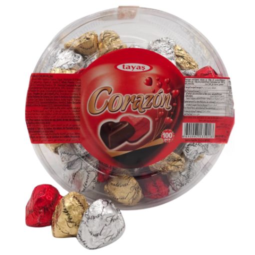 Imagen de CHOC. CORAZON TAYAS 8/100 