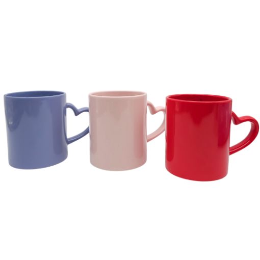 Imagen de TAZA C/ASA CORAZON 12OZ SV