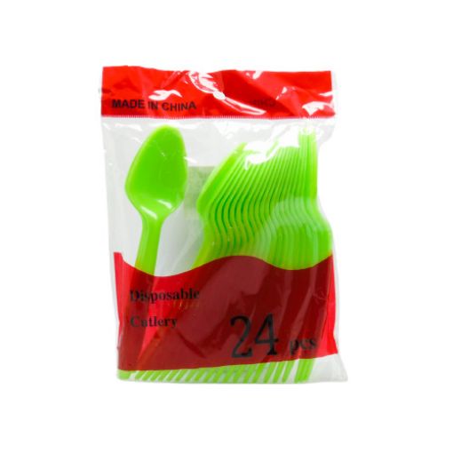 Imagen de CUCHARA COLOR VERDE MANZANA 12/24 