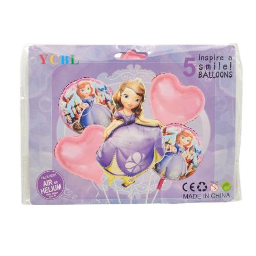 Imagen de SET DE GLOBOS SOFIA 1/5 