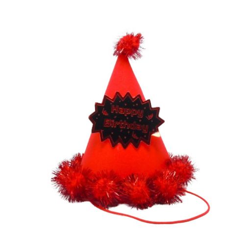 Imagen de GORRO PICO CUMPLEAÑERO ROJO 1/1 