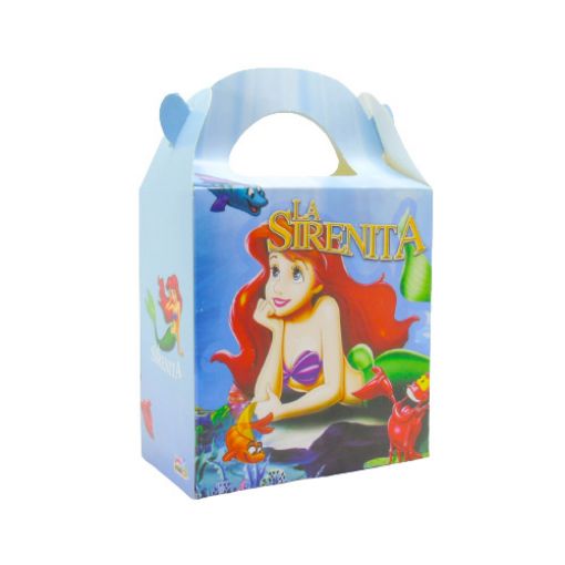 Imagen de CAJITA CUMP. SIRENITA 11.5X12.5X6.25CM 1/10**