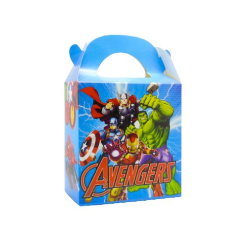 Imagen de CAJITA CUMP. AVENGERS 11.5X12.5X6.25CM 1/10.**