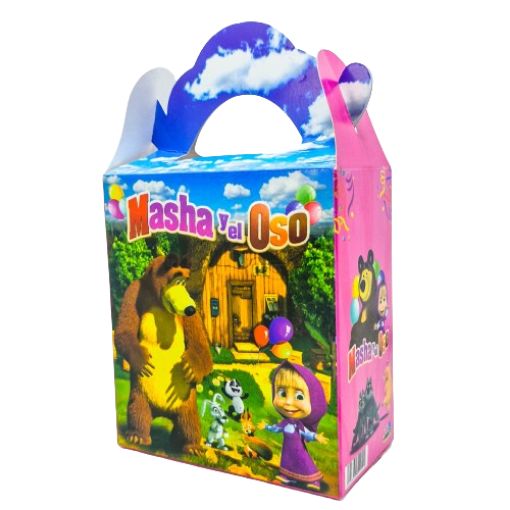 Imagen de CAJITA CUMP. MASHA 11.5X12.5X6.25CM 1/10**