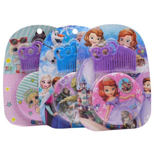 Imagen de ESPEJO CON PEINETA MOTIVO VARIADO (5531) **