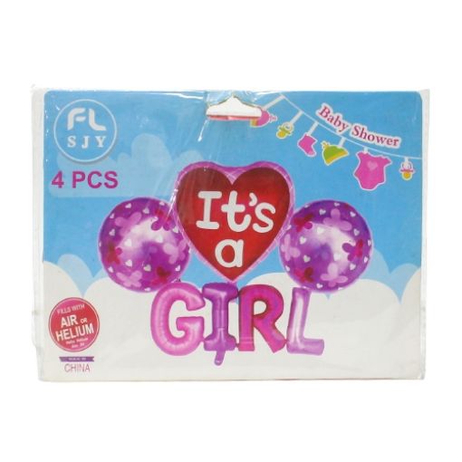 Imagen de GLOBO METALICO MOTIVO SET 5/1  **