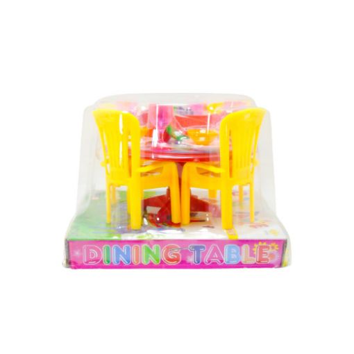 Imagen de COMEDOR 4 SILLA SIN MUÑECA R0629**