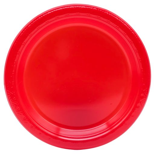 Imagen de PLATO PLAST.7" ROJO 1/10**
