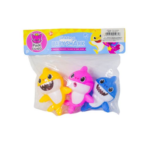 Imagen de MUÑECO VINIL BABY SHARK 3PCS R7827 **
