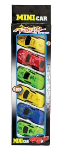 Imagen de SET MINI CAR RACING R71142 6 PCS **