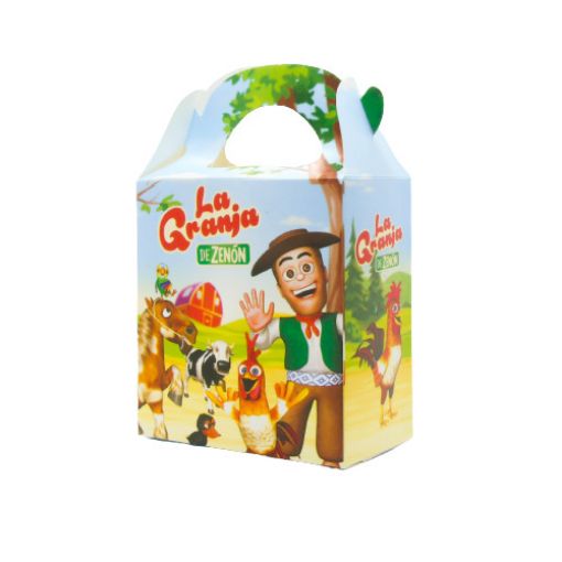 Imagen de CAJITA CUMP. GRANJA DE ZENON 11.5X12.5X6.25CM 1/10.**