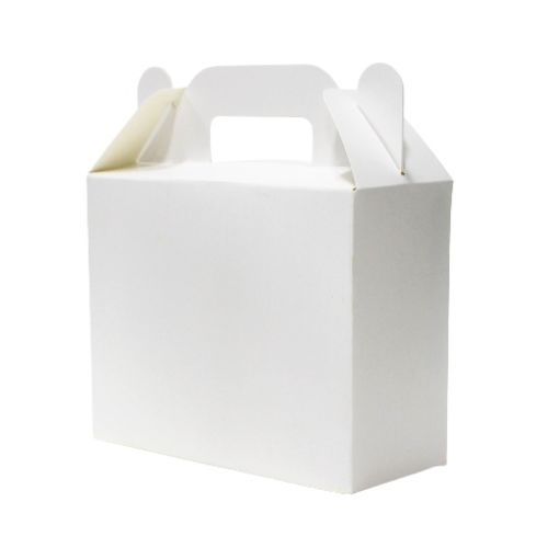 Imagen de CAJITA CARTON 14X11X6CM BLANCA 1/10 .**