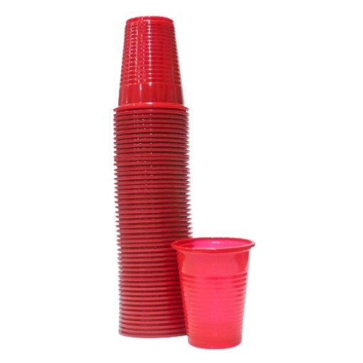 Imagen de VASO 7 COLOR ROJO 50/50 **