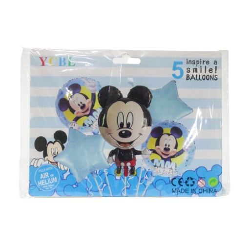 Imagen de SET DE GLOBOS MICKEY 1/5 **