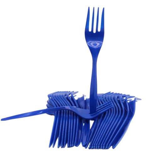 Imagen de TENEDOR COLOR AZUL ROYAL 12/24 **