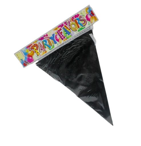 Imagen de BANDERINES COLOR NEGRO 1/10**