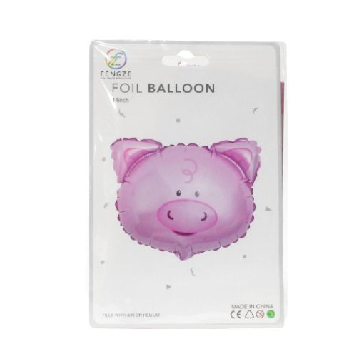 Imagen de GLOBO METALICO CERDO 14" 1/1 **