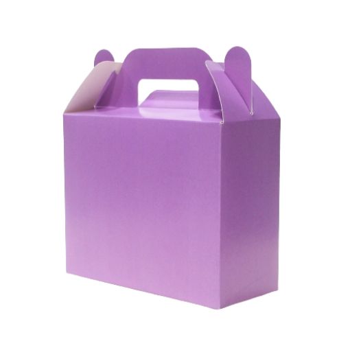 Imagen de CAJITA CARTON 14X11X6CM MORADO 1/10 **