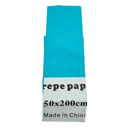 Imagen de PAPEL CREPE AZUL CLARO 1/1 **