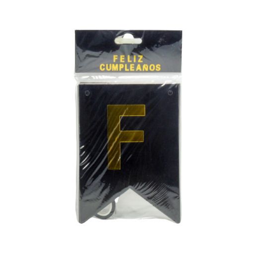 Imagen de LETRERO CUMP. COLOR NEGRO **