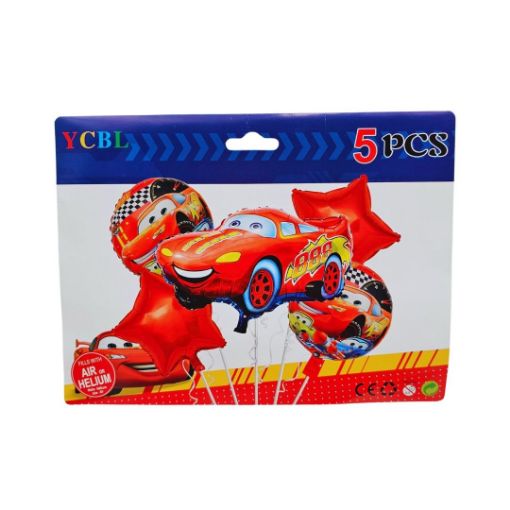 Imagen de SET DE GLOBOS CAR 1/5 **