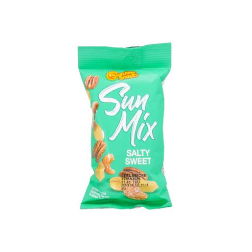 Imagen de SUN MIX NUECES MIXTAS SALTY SWEET 4/12 58 GR **
