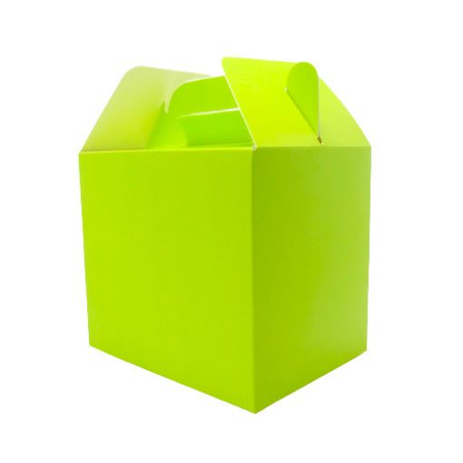 Imagen de CAJITA CUMP. VERDE MANZANA 14X12.5X11CM 6/1 **