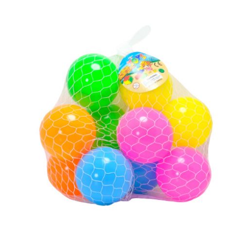 Imagen de BOLAS PLÁSTICAS COLORES 10 PIEZAS R7770**