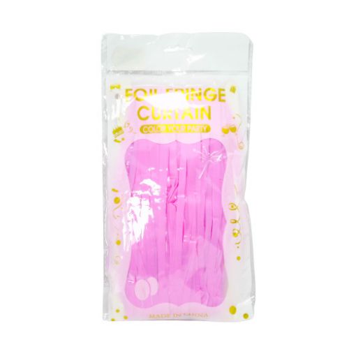 Imagen de CORTINA CUMPLEAÑOS ROSA BEBÉ MATE 1/1 .**