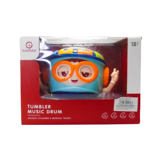 Imagen de TAMBOR MUSICAL CON LUZ Y SONIDO R3800 1/1**