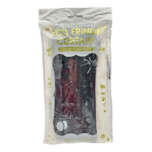 Imagen de CORTINA CUMPLEAÑOS NEGRA 1/1 .**