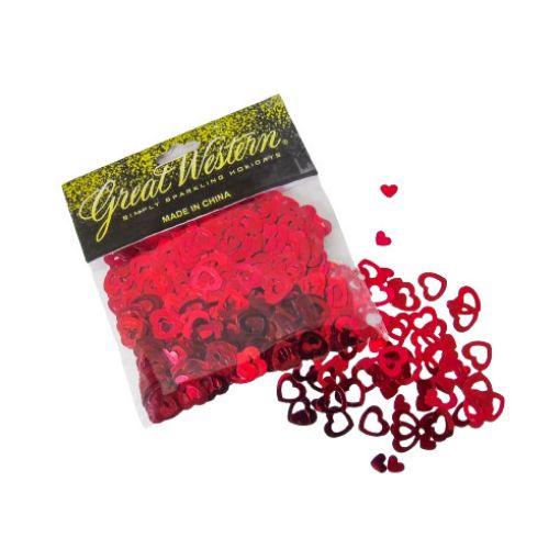Imagen de CONFETTI CORAZON ROJO 1/1**