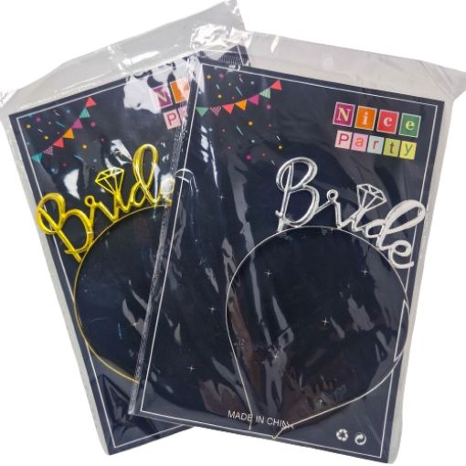 Imagen de CINTILLO BRIDE DORADA/PLATA  1/1 **