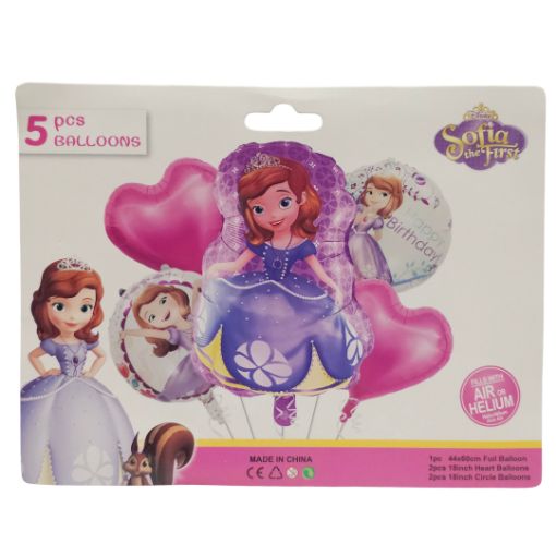 Imagen de SET DE GLOBOS SOFIA 1/5 **