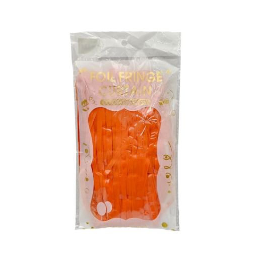 Imagen de CORTINA CUMPLEAÑOS NARANJA 1/1 **