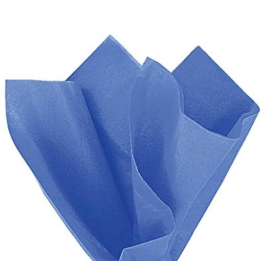 Imagen de PAPEL TISSUE AZUL ROYAL 75X51CM 1/5 **