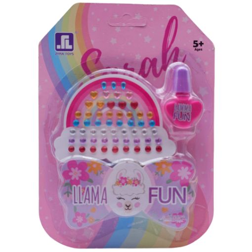 Imagen de SET LLAMA CON ESMALTE Y UÑAS R2866**