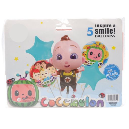 Imagen de SET DE GLOBOS COCOMELON 1/5 **