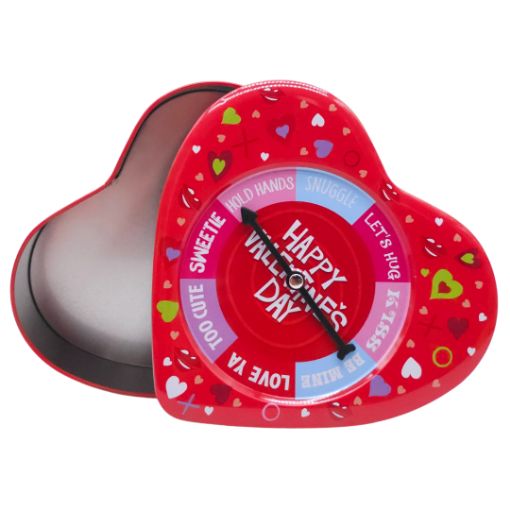 Imagen de COFRE CORAZON METAL C/FLECHA 18X17CM**